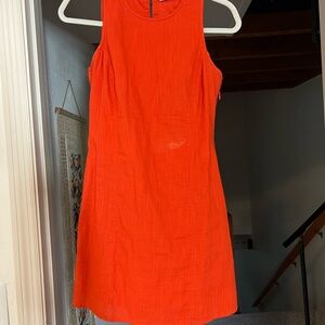 Billabong Vibrant Orange Sleeveless Mini Dress